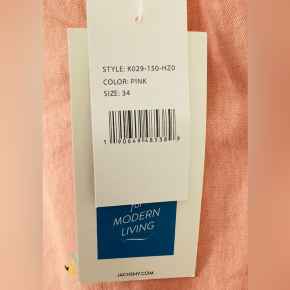 Jachs NY Men’sPink Surferboard Brushed Cotton Twill Bleeker Short W 34”/I 9” NWT - Picture 8 of 13